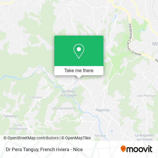 Mapa Dr Pera Tanguy