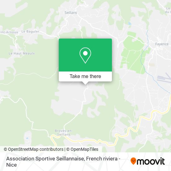 Mapa Association Sportive Seillannaise