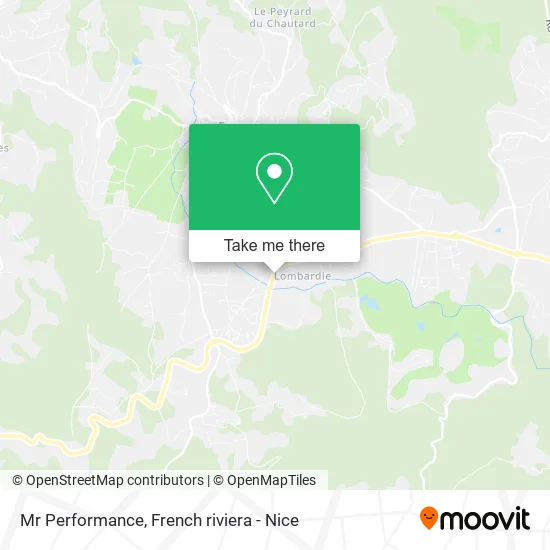 Mr Performance map