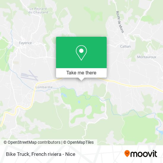 Mapa Bike Truck
