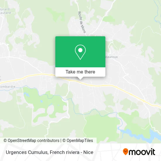 Urgences Cumulus map