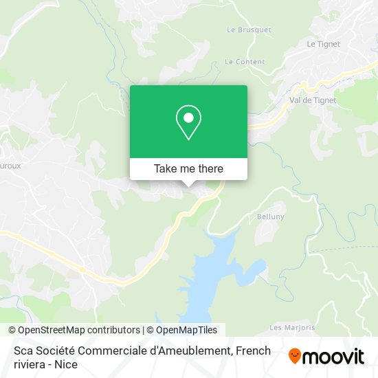 Sca Société Commerciale d'Ameublement map