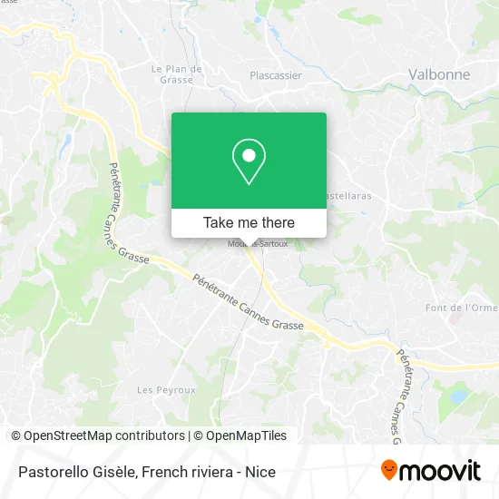 Pastorello Gisèle map