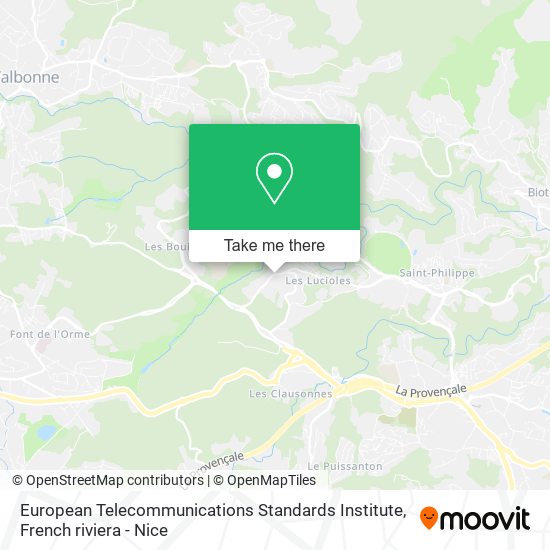 European Telecommunications Standards Institute map