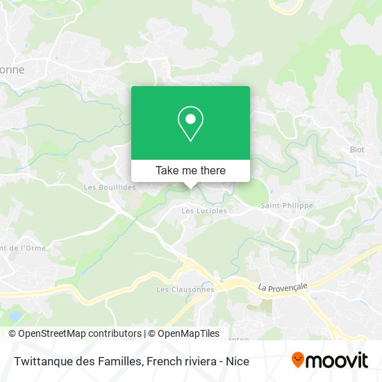 Twittanque des Familles map