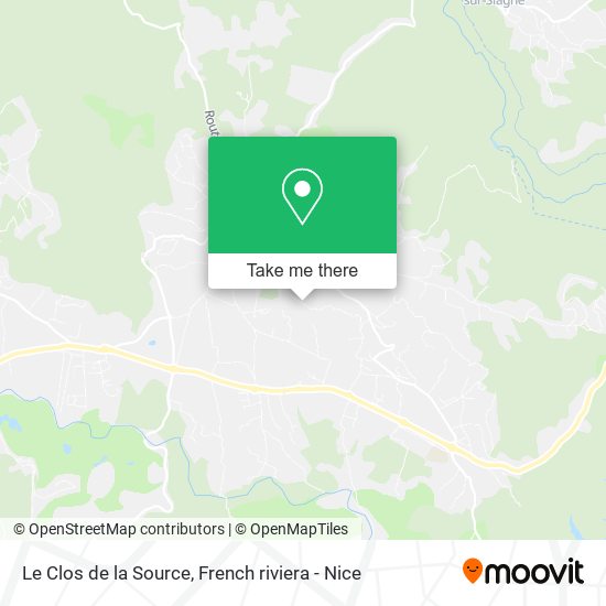 Le Clos de la Source map