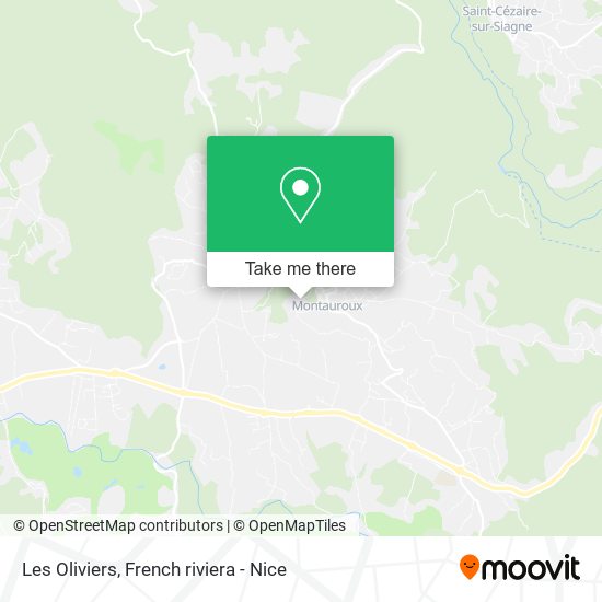 Les Oliviers map