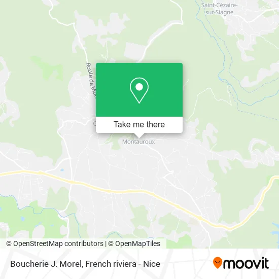 Boucherie J. Morel map