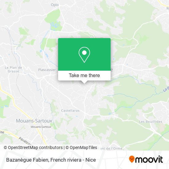 Bazanègue Fabien map