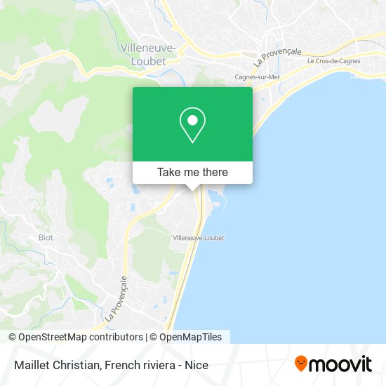 Mapa Maillet Christian