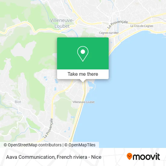 Aava Communication map