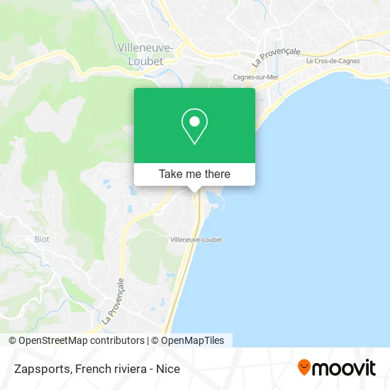 Zapsports map