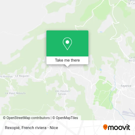 Rexopié map