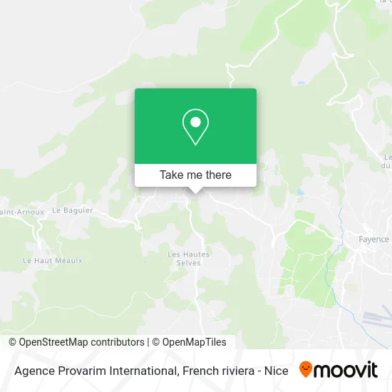 Agence Provarim International map