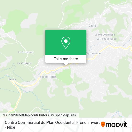 Centre Commercial du Plan Occidental map