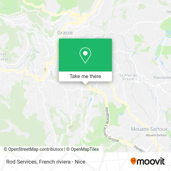Mapa Rod Services