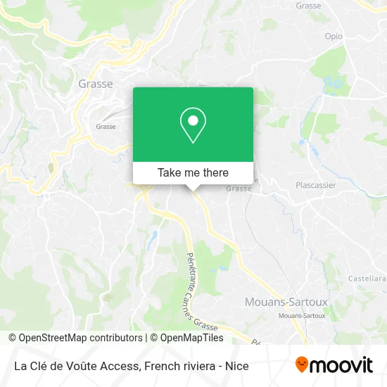 La Clé de Voûte Access map