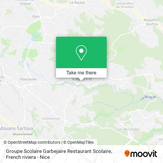 Mapa Groupe Scolaire Garbejaire Restaurant Scolaire