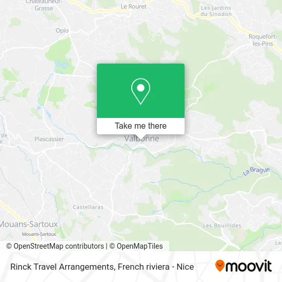 Rinck Travel Arrangements map