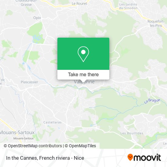 In the Cannes map