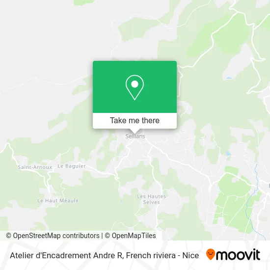 Atelier d'Encadrement Andre R map