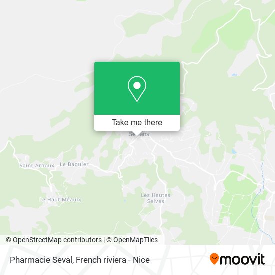 Mapa Pharmacie Seval