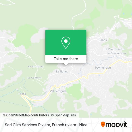 Sarl Clim Services Riviera map
