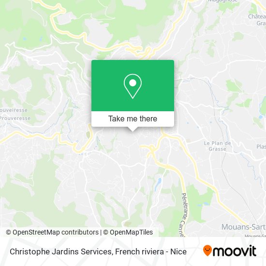 Christophe Jardins Services map