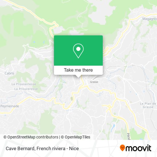 Cave Bernard map