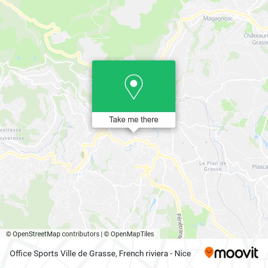 Mapa Office Sports Ville de Grasse