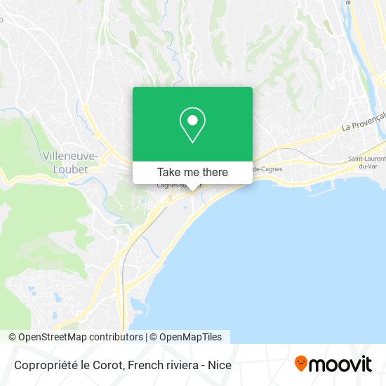 Copropriété le Corot map