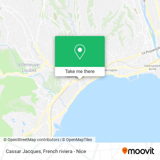Mapa Cassar Jacques