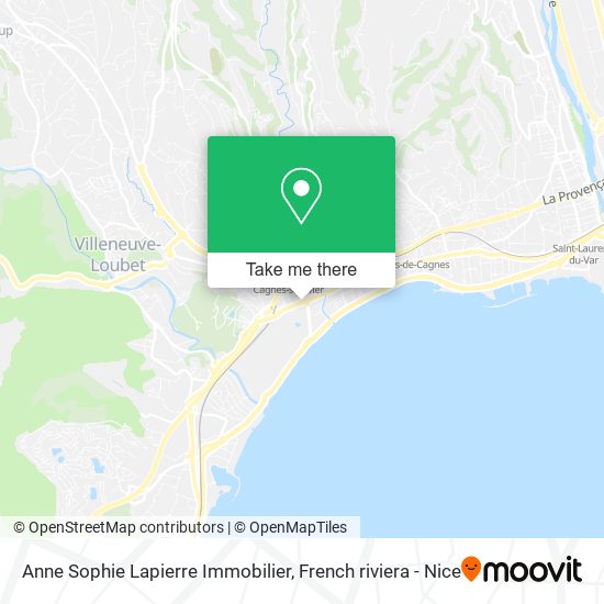 Mapa Anne Sophie Lapierre Immobilier