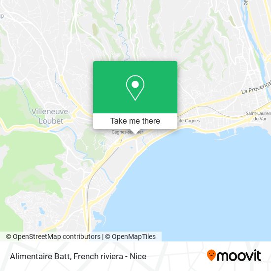 Alimentaire Batt map