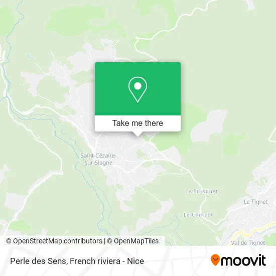 Perle des Sens map