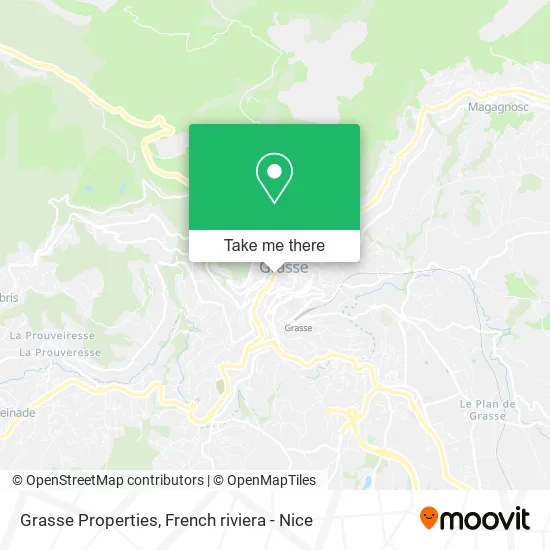 Grasse Properties map