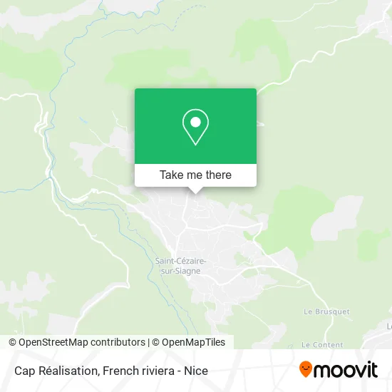 Cap Réalisation map