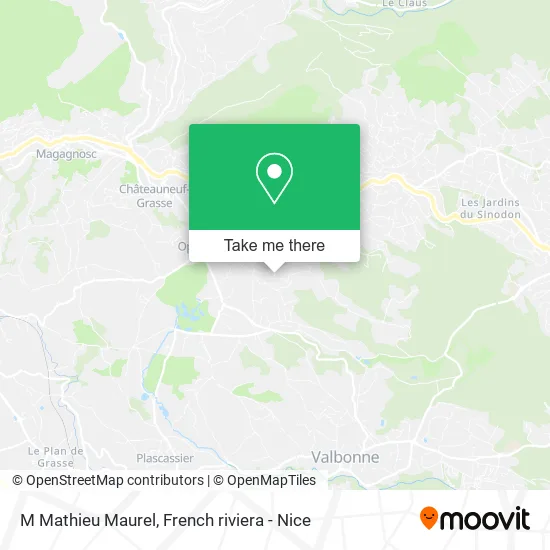 M Mathieu Maurel map