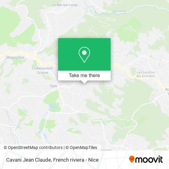 Cavani Jean Claude map