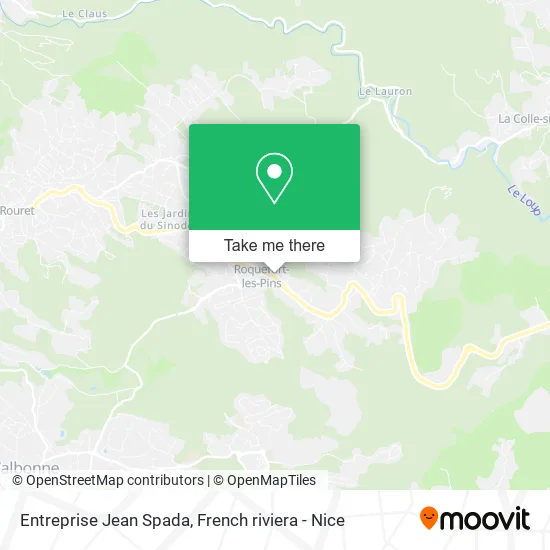Entreprise Jean Spada map