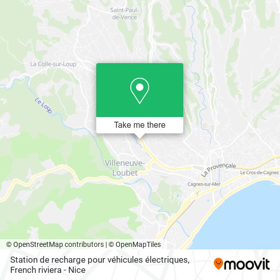 Mapa Station de recharge pour véhicules électriques