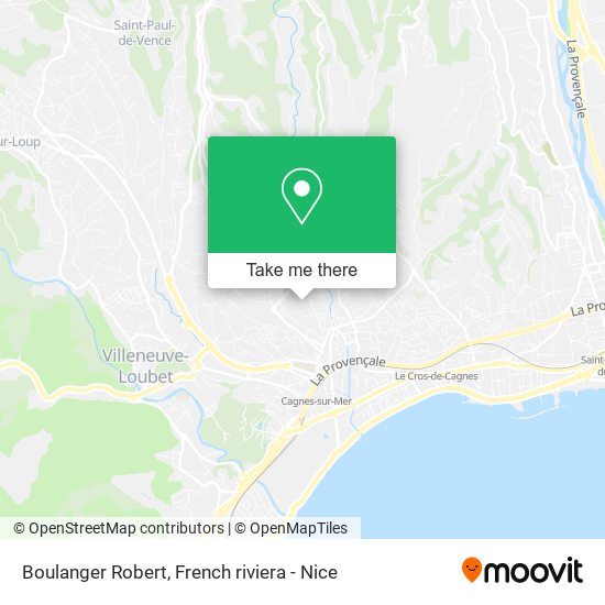 Mapa Boulanger Robert