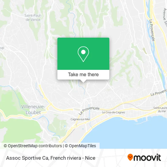 Assoc Sportive Ca map