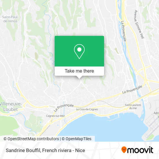Sandrine Bouffil map