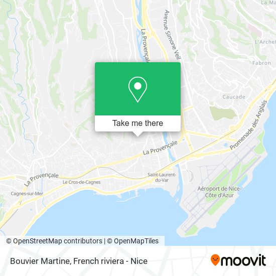 Mapa Bouvier Martine