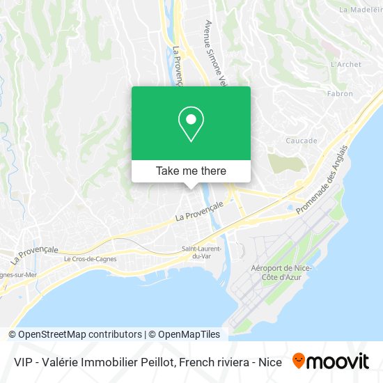 VIP - Valérie Immobilier Peillot map
