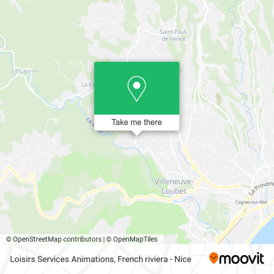 Mapa Loisirs Services Animations