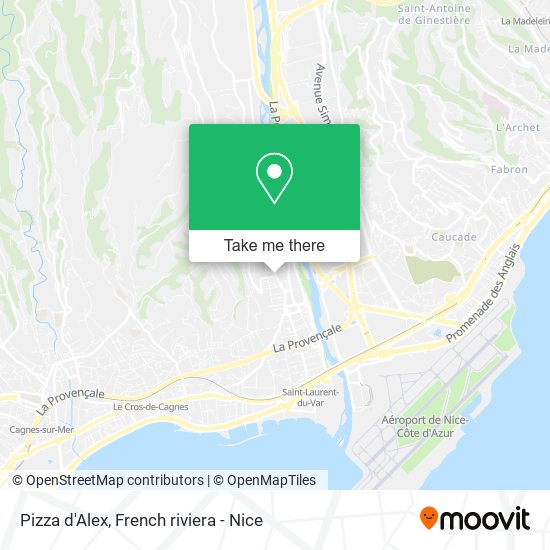 Pizza d'Alex map