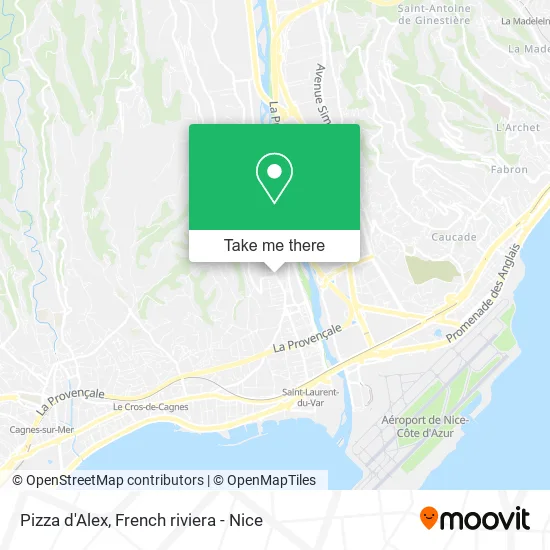 Pizza d'Alex map