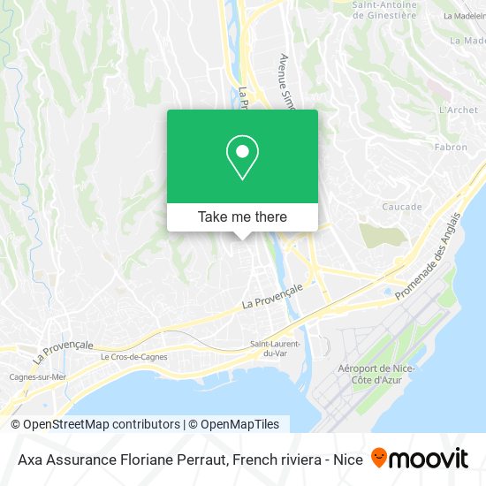 Axa Assurance Floriane Perraut map